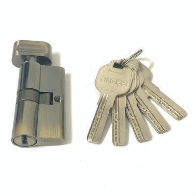 qualità  60mm Zinc Cylinder Lock Single Open Euro Profile Cylinders With Brass Or Iorn Key fabbrica