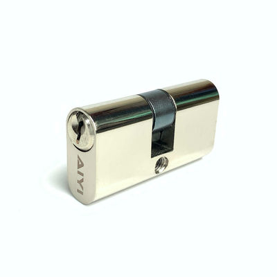 qualità  Silver Small Oval Cylinder Lock Customized Door Cylinder Replacement 54mm fabbrica