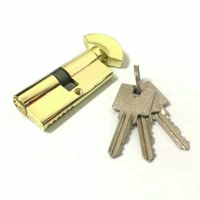 Serratura a cilindro di zinco a chiusura singola di 70 mm Euro Lock con manopola in alluminio o in zinco