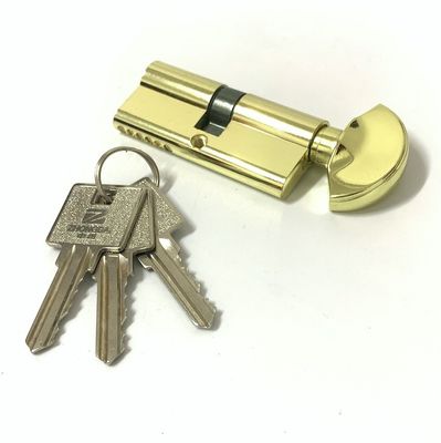 Serratura a cilindro di zinco a chiusura singola di 70 mm Euro Lock con manopola in alluminio o in zinco