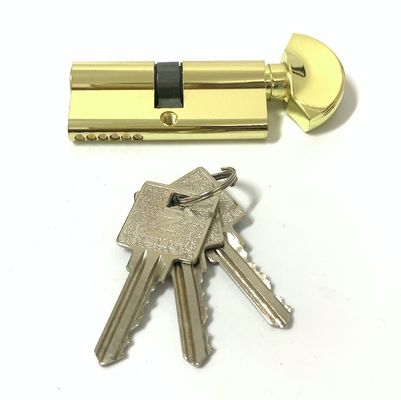Serratura a cilindro di zinco a chiusura singola di 70 mm Euro Lock con manopola in alluminio o in zinco