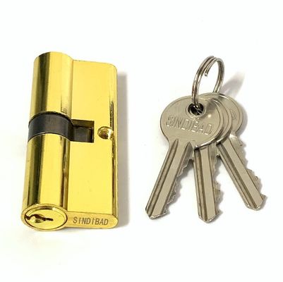 Serratura a cilindro di zinco a doppia apertura Euro Serrature a canna personalizzate 70 mm