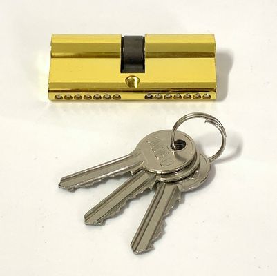 Serratura a cilindro di zinco a doppia apertura Euro Serrature a canna personalizzate 70 mm