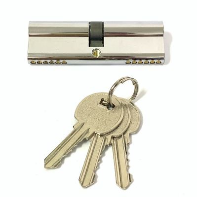 Serratura europea a cilindro in zinco di dimensioni personalizzate da 90 mm con chiave in ottone o Iorn