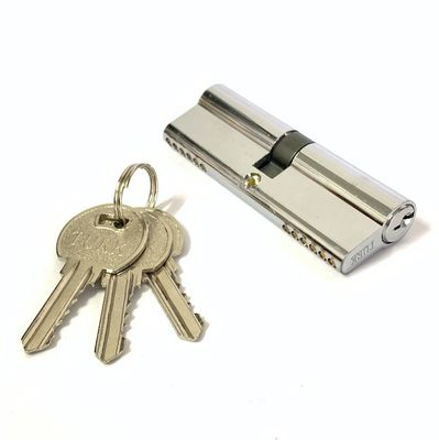 Serratura europea a cilindro in zinco di dimensioni personalizzate da 90 mm con chiave in ottone o Iorn