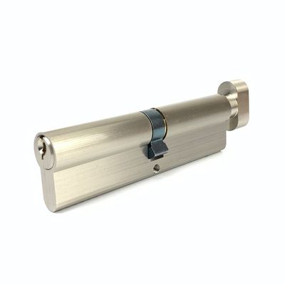 Serratura a cilindro singolo in argento Euro 110 mm Euro cilindro con molle inossidabili