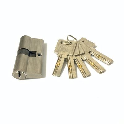 Dispositivo di taglia personalizzata cilindro in ottone in alluminio 60 mm serratura a canna con chiavi