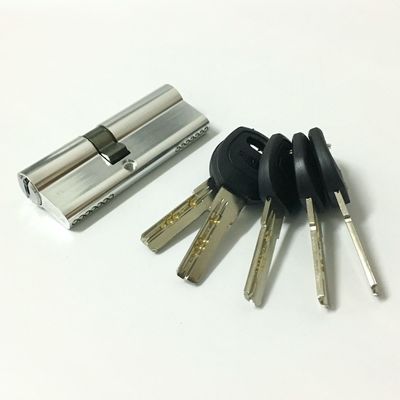 Doppia apertura cilindro in ottone di alluminio 70 mm cilindro di blocco per porta