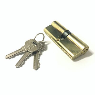Doppia apertura cilindro di rame di zinco personalizzato 80mm cilindro di blocco