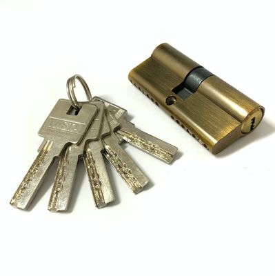 Euro Profile Zinc Brass Cylinder 80mm Cancello di porta