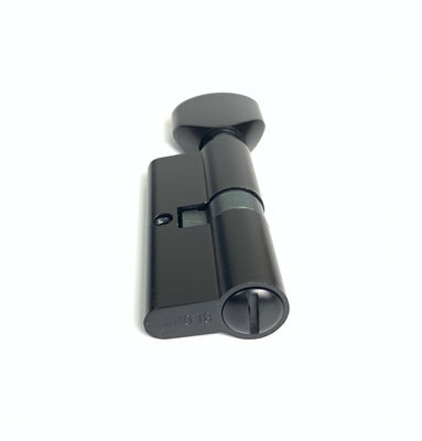 Sclusa cilindrica in lega di zinco nera WC Bagno cilindrica 70 mm