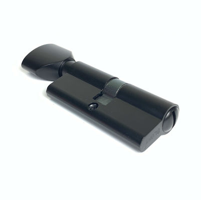 Sclusa cilindrica in lega di zinco nera WC Bagno cilindrica 70 mm