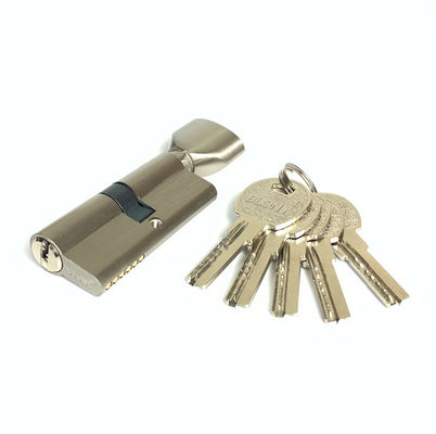 Lega di zinco 70 mm Euro cilindro blocco singolo cilindro personalizzato con nucleo di ottone