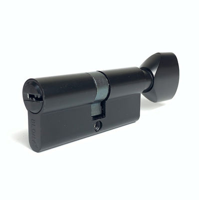 70 mm cilindro in ottone di zinco singolo cilindro porta chiuso nero con nucleo di zinco solido