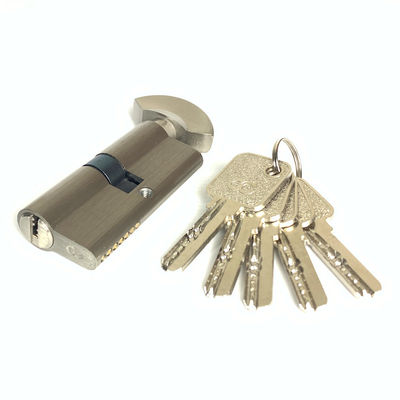 Cilindro singolo aperto personalizzato SN CP GP SB AB MAB AC NERO Cilindro europeo da 70 mm con nucleo in ottone