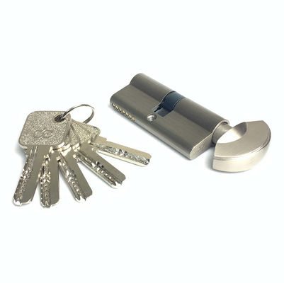 Cilindro singolo aperto personalizzato SN CP GP SB AB MAB AC NERO Cilindro europeo da 70 mm con nucleo in ottone