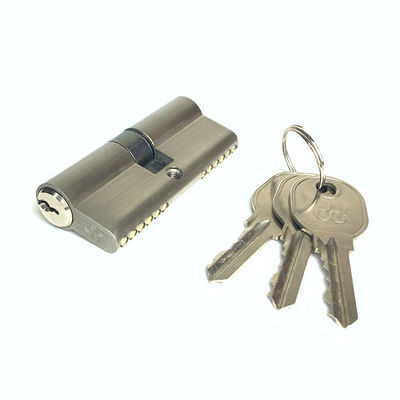 70mm Zinc Cylinder Lock Customized Double Side Cylinder Vari colori disponibili