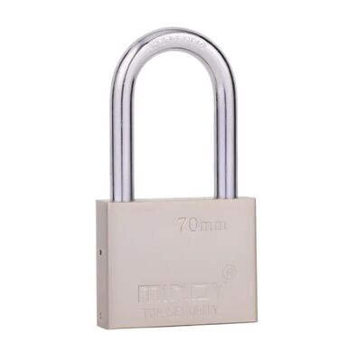 Silver High Security Keyed Padlock 40mm 50mm 60mm 70mm Iron Padlock